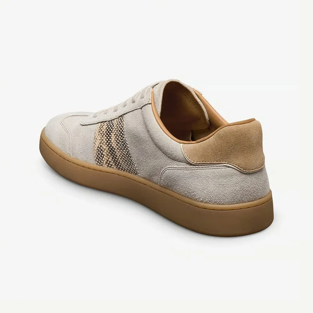 Allen Edmonds‎ LUDLOW Dove Suede Snake Mens Size 11 Shoes Sneakers MRSP $350